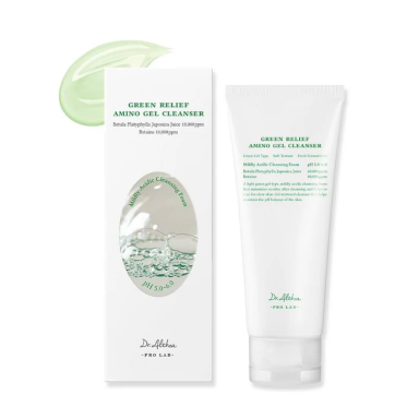 DR. ALTHEA GREEN RELIEF AMINO GEL CLEANSER mildly acidic gel-like daily facial cleanser, 100 ml DR. ALTHEA GREEN RELIEF AMINO GEL CLEANSER mildly acidic gel-like daily facial cleanser, 100 ml