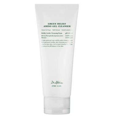 DR. ALTHEA GREEN RELIEF AMINO GEL CLEANSER mildly acidic gel-like daily facial cleanser, 100 ml DR. ALTHEA GREEN RELIEF AMINO GEL CLEANSER mildly acidic gel-like daily facial cleanser, 100 ml