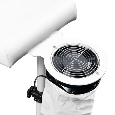 Professional dust collector for pedicure work AZZURRO F18A, color white