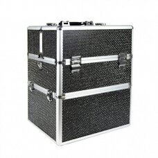 Two-piece cosmetic case XXL BLACK DIAMOND, without mesh, without tape