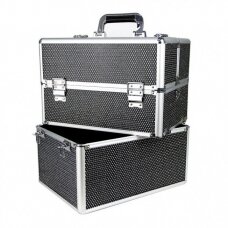 Two-piece cosmetic case XXL BLACK DIAMOND, without mesh, without tape