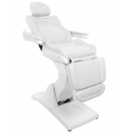 Profesionali elektrinė kosmetologinė kėdė AZZURO 870 (3 varikliai), baltos spalvos
