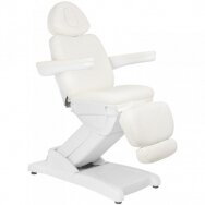 Profesionali elektrinė kosmetologinė kėdė-gultas AZZURRO 871 (1 variklis), baltos spalvos