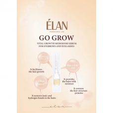ELAN  Serum for eyebrow and eyelash hair growth GO GROW