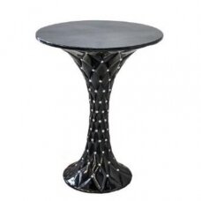 Elegantiškas baro staliukas, juodas