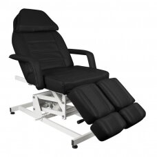 Profesionali elektrinė pedikiūro lova/ kėdė AZZURRO 673AS, juodos spalvos (1 varikliis)