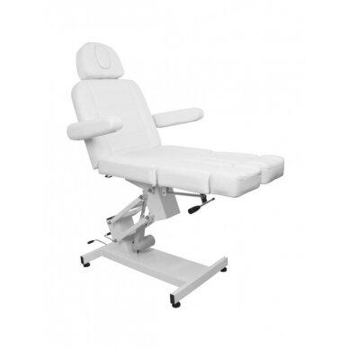 Professional electric cosmetology chair AZZURRO 706 PEDI (1 engine), white 6