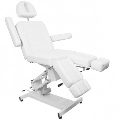 Professional electric cosmetology chair AZZURRO 706 PEDI (1 engine), white 7