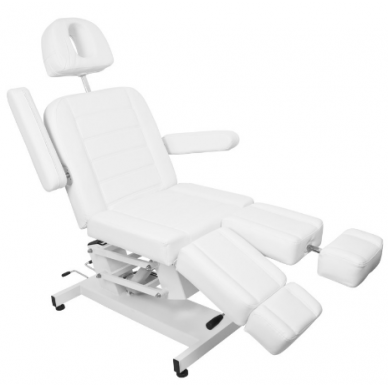 Professional electric cosmetology chair AZZURRO 706 PEDI (1 engine), white 10
