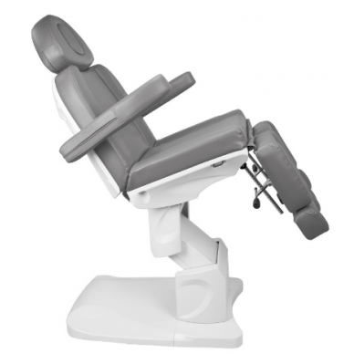 Profesionali elektrinė podologinė kėdė pedikiūro procedūroms AZZURRO 708AS PEDI, pilka (3 motorai) 7