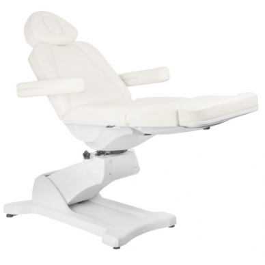 Profesionali elektrinė kosmetologinė kėdė  AZZURRO 869A, balta (4 motorai) 3