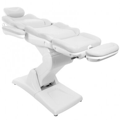 Professional electric cosmetology chair AZZURO 870 (3 motors), white color 7