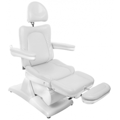 Professional electric cosmetology chair AZZURO 870 (3 motors), white color 2
