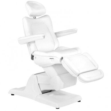 Профессиональное электрическое косметологическое кресло кровать AZZURO 870 (3 мотора), белое