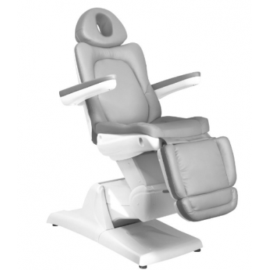 Profesionali elektrinė kosmetologinė kėdė AZZURRO 870 (3 varikliai), pilkos spalvos 5