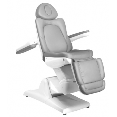 Profesionali elektrinė kosmetologinė kėdė AZZURRO 870 (3 varikliai), pilkos spalvos 7