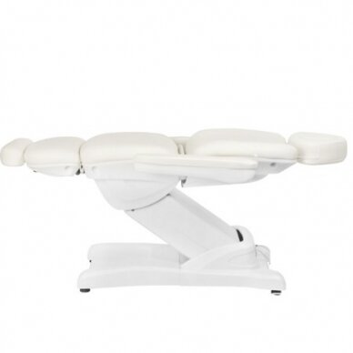 Professional electric cosmetology chair-bed AZZURRO 871 (1 motor), white color 2