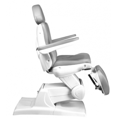 Profesionali elektrinė podologinė kėdė- lova-gultas pedikiūro procedūroms AZZURRO 870S, pilkos spalvos 3