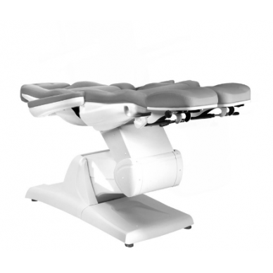 Profesionali elektrinė podologinė kėdė- lova-gultas pedikiūro procedūroms AZZURRO 870S, pilkos spalvos 4
