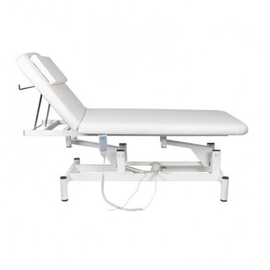 Profesionalus elektrinis masažo ir reabilitacijos gultas MOD-079 (1 variklis), baltos spalvos 1