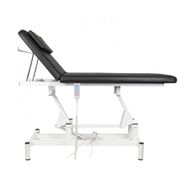 Profesionalus elektrinis masažo ir reabilitacijos gultas MOD-079 (1 variklis), juodos spalvos 2