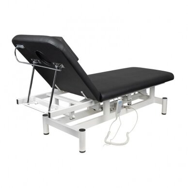 Profesionali elektrinė masažo lova MOD-079-1, juodos spalvos