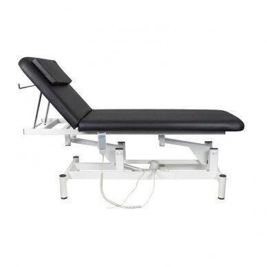 Profesionalus elektrinis masažo ir reabilitacijos gultas MOD-079 (1 variklis), juodos spalvos 1