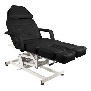 Профессиональная кровать для педикюра / стул AZZURRO 673AS, черная (1 мотор) 2