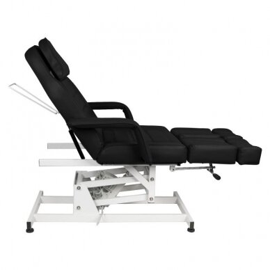 Профессиональная кровать для педикюра / стул AZZURRO 673AS, черная (1 мотор) 3