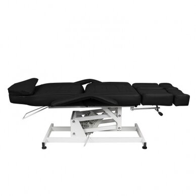 Профессиональная кровать для педикюра / стул AZZURRO 673AS, черная (1 мотор) 5