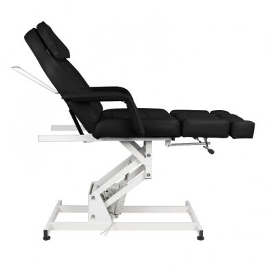 Профессиональная кровать для педикюра / стул AZZURRO 673AS, черная (1 мотор) 6