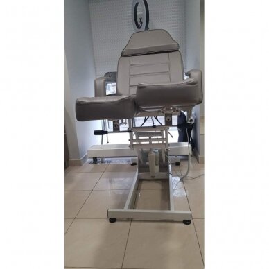 Профессиональн электрическая кровать для педикюра / стул AZZURRO 673AS, серый (1 мотор) 13