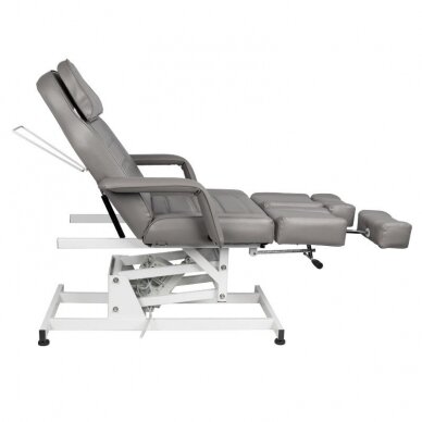 Профессиональн электрическая кровать для педикюра / стул AZZURRO 673AS, серый (1 мотор) 3