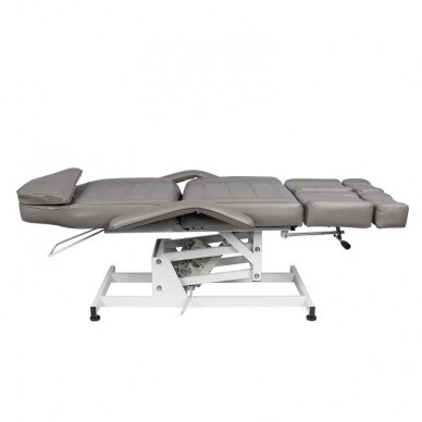 Профессиональн электрическая кровать для педикюра / стул AZZURRO 673AS, серый (1 мотор) 4