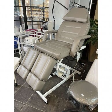 Profesionali elektrinė pedikiūro lova/ kėdė AZZURRO 673AS, pilkos spalvos (1 variklio) 8