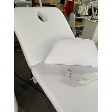 Professional electric massage table-bed AZZURRO 329E (1 motor), white color 8