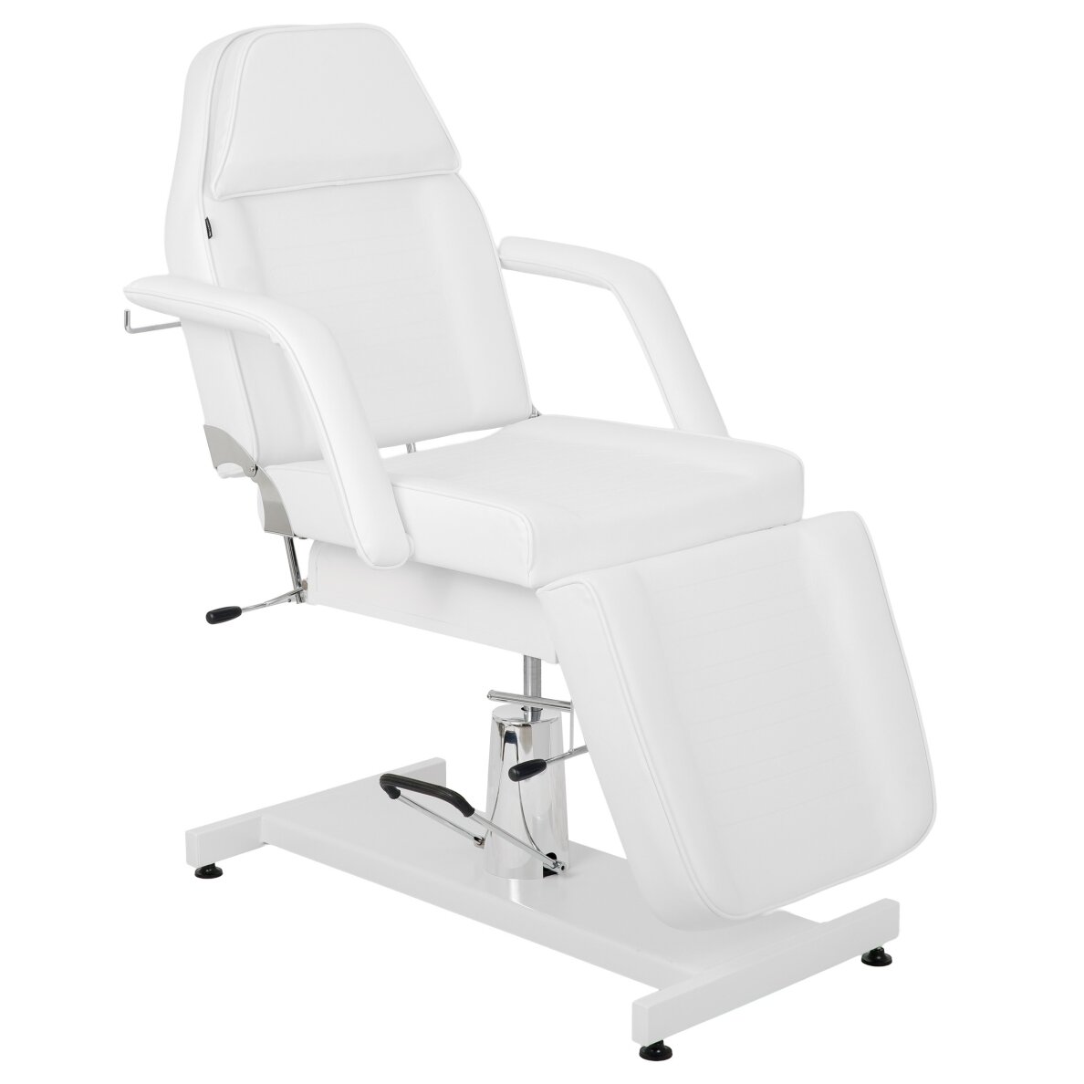 Professional hydraulic chair-bed ALORA for cosmetology, massage and tattoo procedures, white Professional hydraulic chair-bed ALORA for cosmetology, massage and tattoo procedures, white