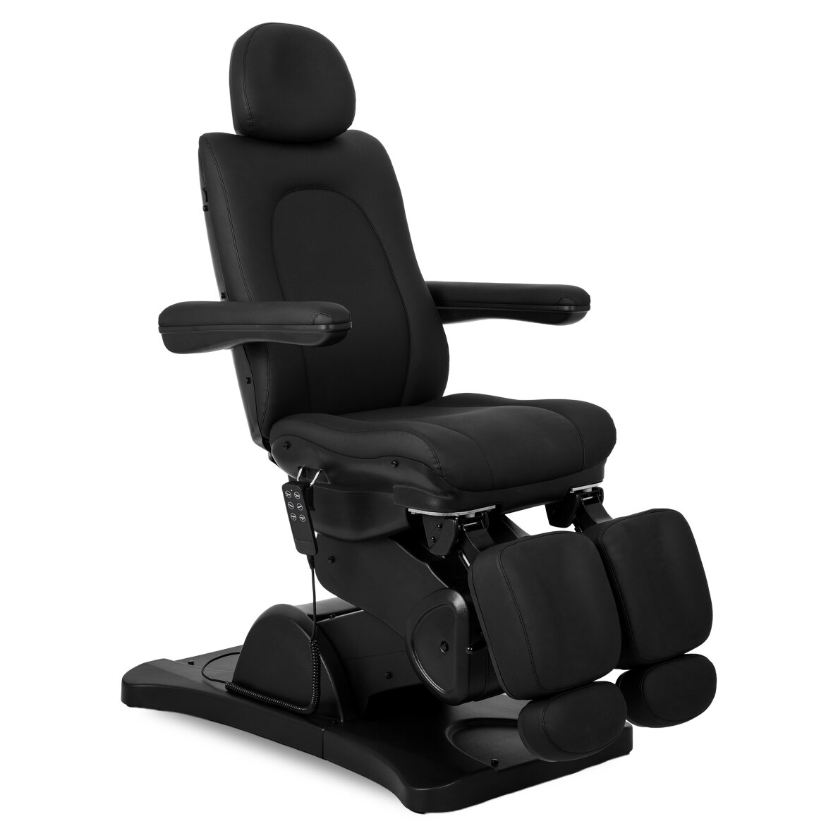 Профессиональное электрическое кресло для подологии SORINA PRO7, черное.