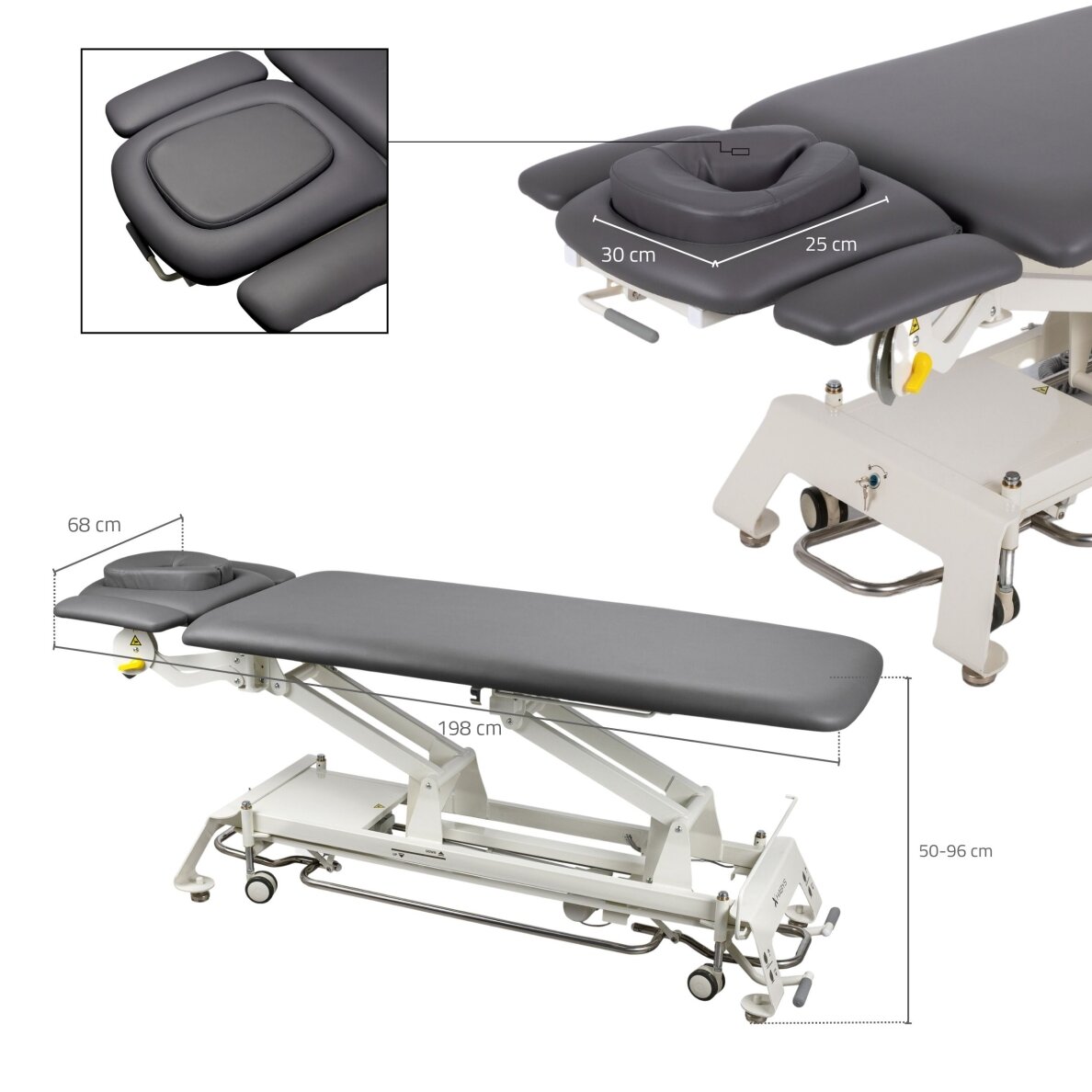 EVERO V4 ERGO professional electric 4-section massage and physiotherapy bed with foot control 17 EVERO V4 ERGO professional electric 4-section massage and physiotherapy bed with foot control 17