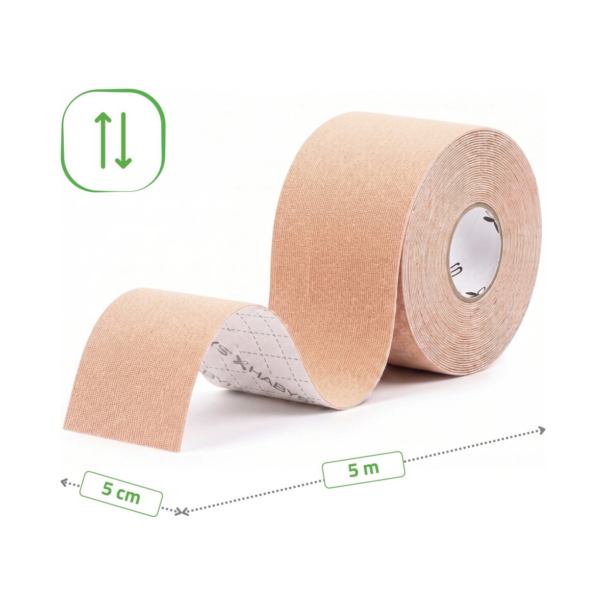FACE elastinė kineziologinė juosta veidui, 5 cm × 5 m, kreminės spalvos 1 FACE elastinė kineziologinė juosta veidui, 5 cm × 5 m, kreminės spalvos 1