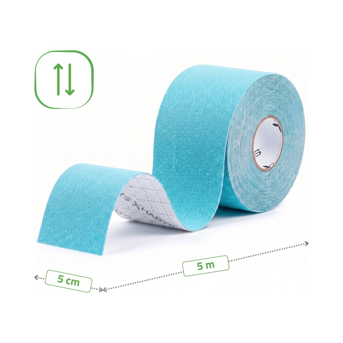 FACE elastinė kineziologinė juosta veidui, 5 cm × 5 m, mėlynos spalvos 1 FACE elastinė kineziologinė juosta veidui, 5 cm × 5 m, mėlynos spalvos 1