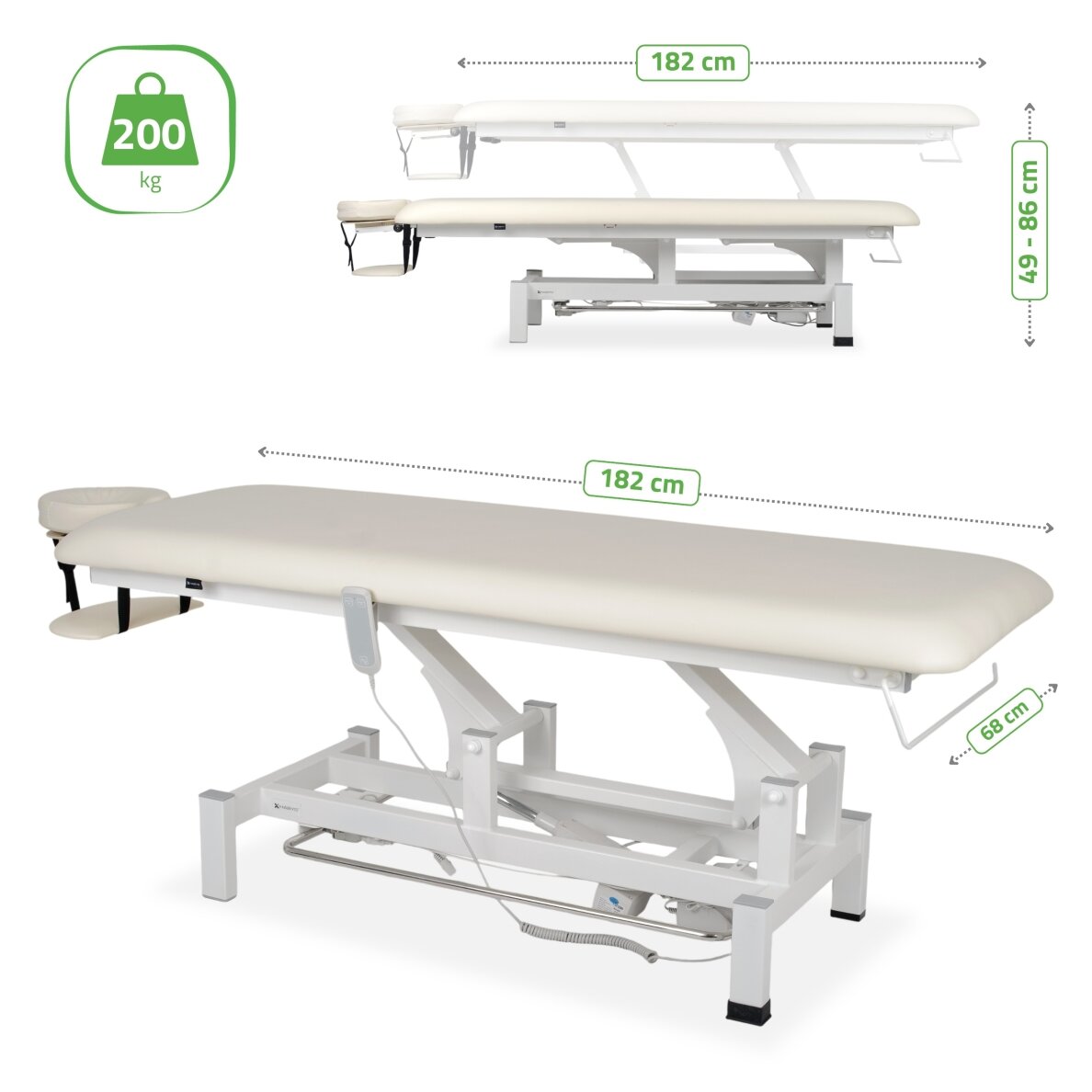 FORTIS 1 professional electric massage and physiotherapy bed 6