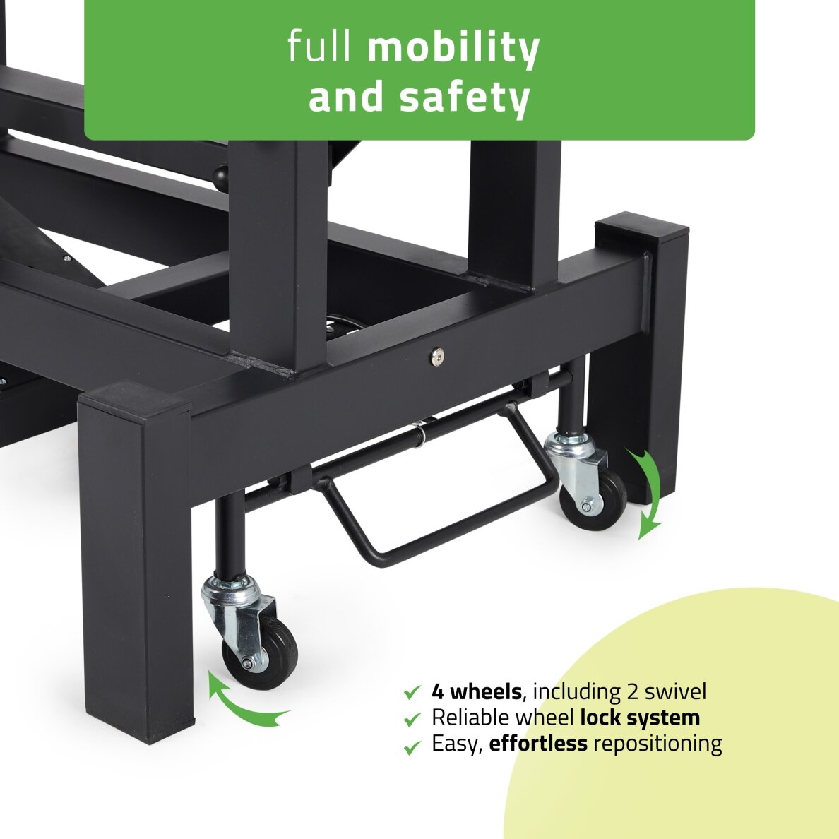 FORTIS 2 ERGO professional electric 2-part massage and physiotherapy bed with manual control 3