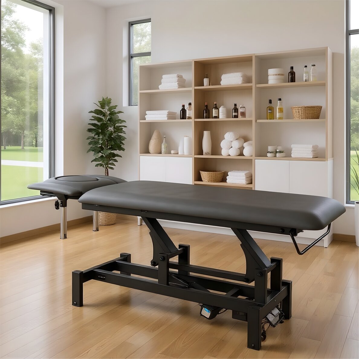 FORTIS 4 ERGO professional electric 4-section massage and physiotherapy bed with manual control 1