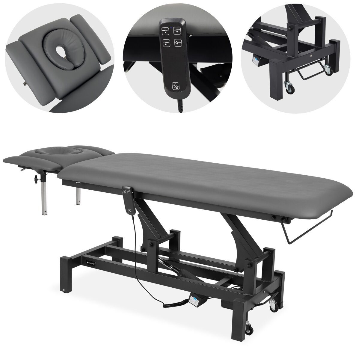 FORTIS 4 ERGO professional electric 4-section massage and physiotherapy bed with manual control FORTIS 4 ERGO professional electric 4-section massage and physiotherapy bed with manual control