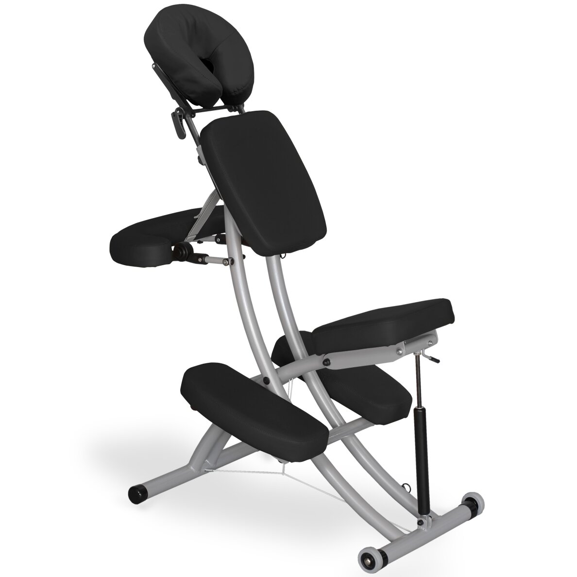 Professional folding massage and physiotherapy chair PRESTIGE-REH, black