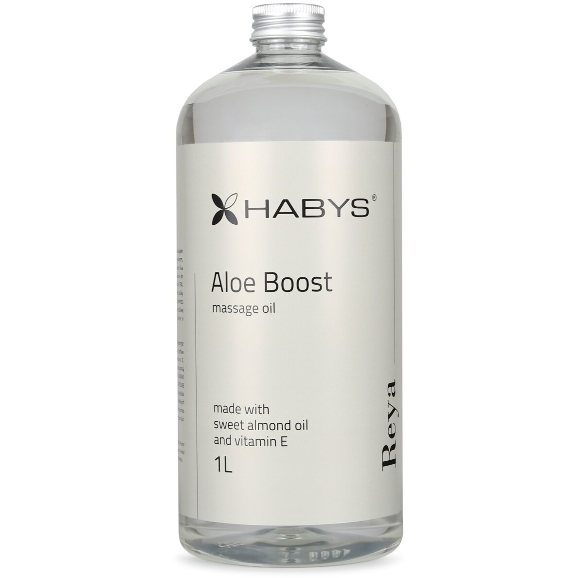 HABYS REYA ALOE BOOST masažo aliejus su su gaivinančia alavijo nata, 1000 ml 1
