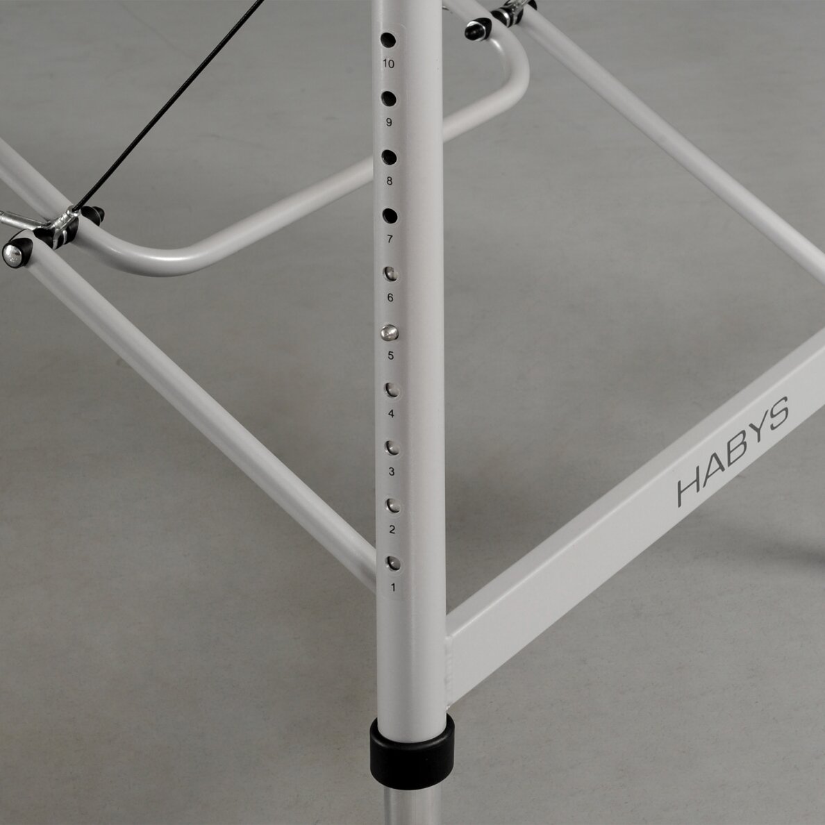 Profesionalus sulankstomas masažo stalas PANDA ALU 60, mėlynos spalvos 4