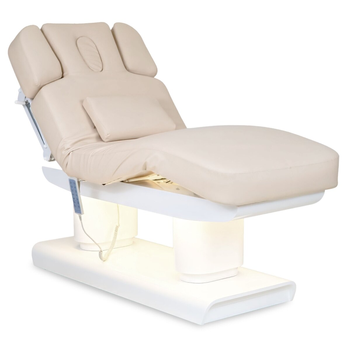 MELIA electric SPA massage bed with heating function, 4 motors, beige