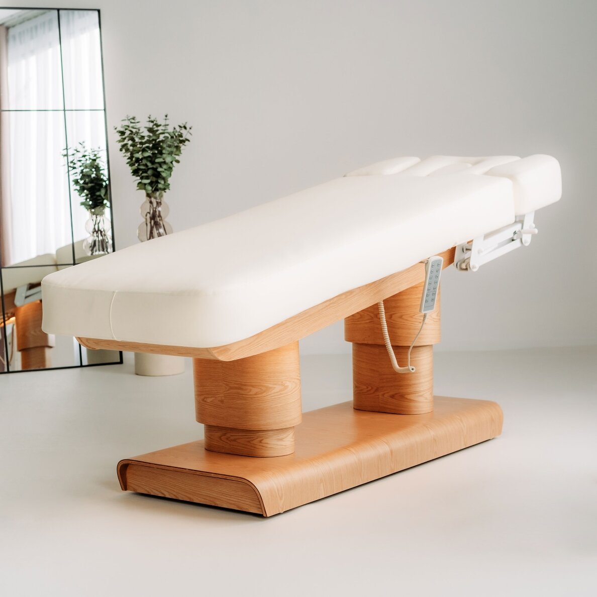 MELIA electric SPA massage bed with heating function, 4 motors, white 4